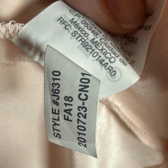 Point Sur J Crew Blouse Women's Pink Silk Peasant Ruffle Long Sleeve Sz S NWT - Picture 10 of 10